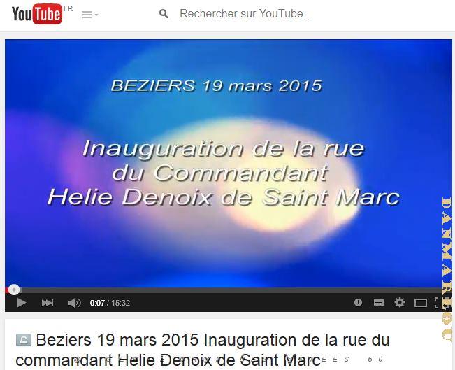 2015 03 14 INAUGURATION A BEZIERS DE LA RUE DU COMMANDANT HELIE DENOIX DE SAINT MARC VIDEO DE ANDRE ORDONES.JPG